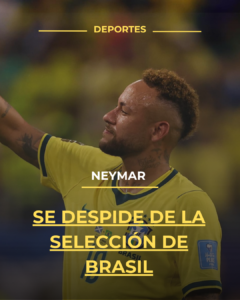 Neymar se despide de la Selección de Brasil