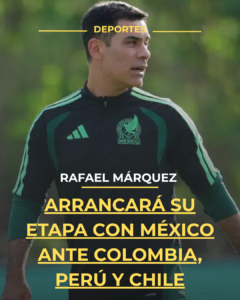 Rafael Márquez arrancará su etapa con México ante Colombia, Perú y Chile