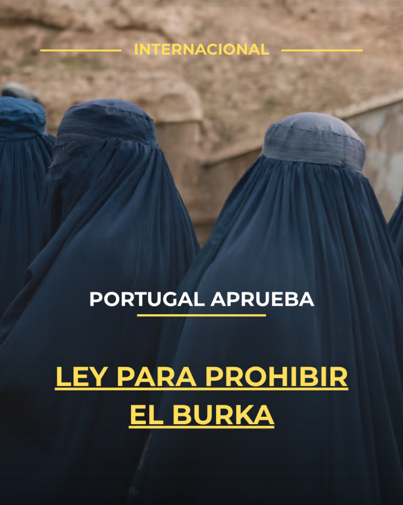 Portugal aprueba ley para prohibir el burka