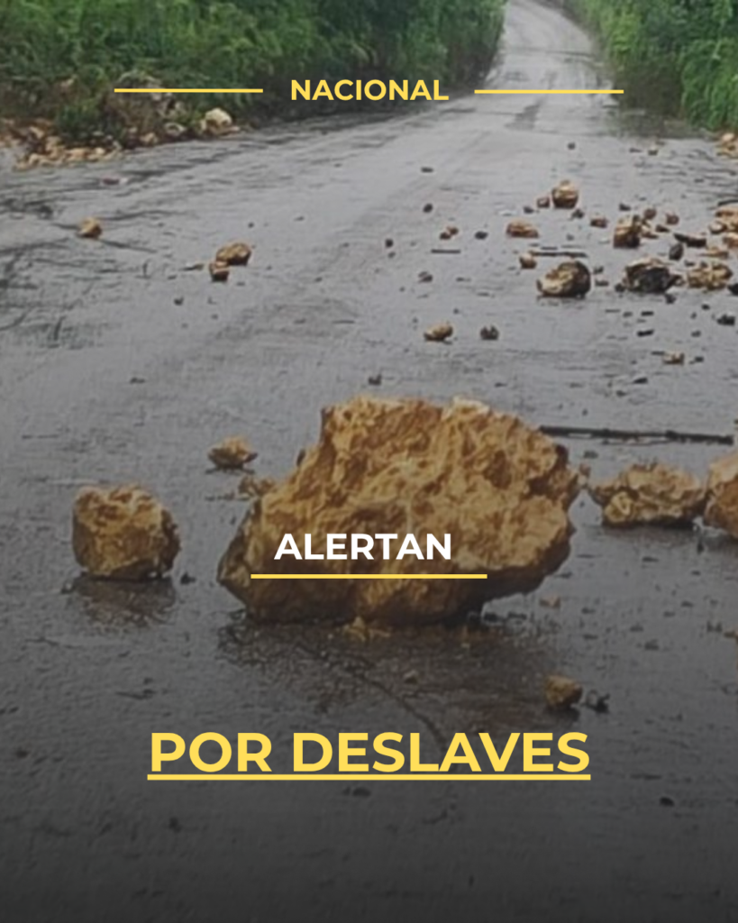 Alertan por deslaves