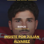 Barça insiste por Julián Álvarez
