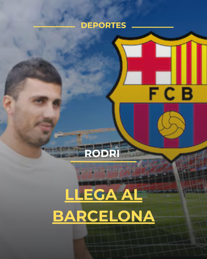 Rodri llega al Barcelona