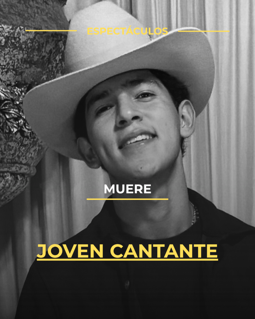Muere joven cantante