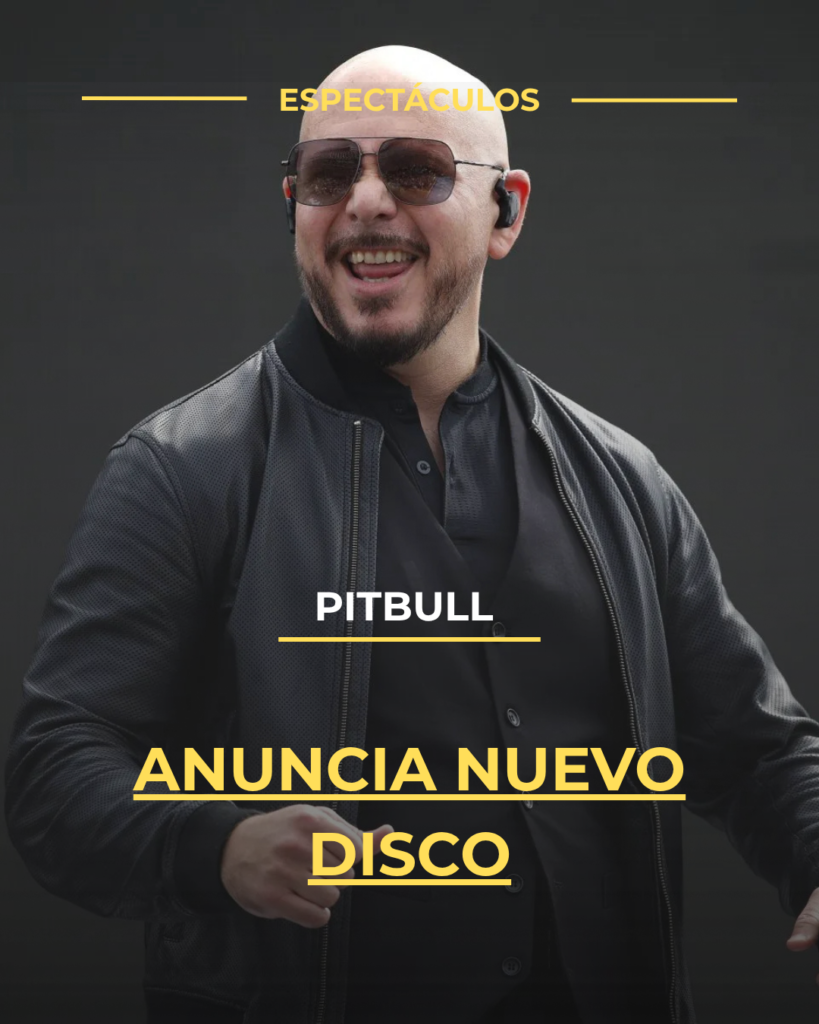 Pitbull anuncia nuevo disco