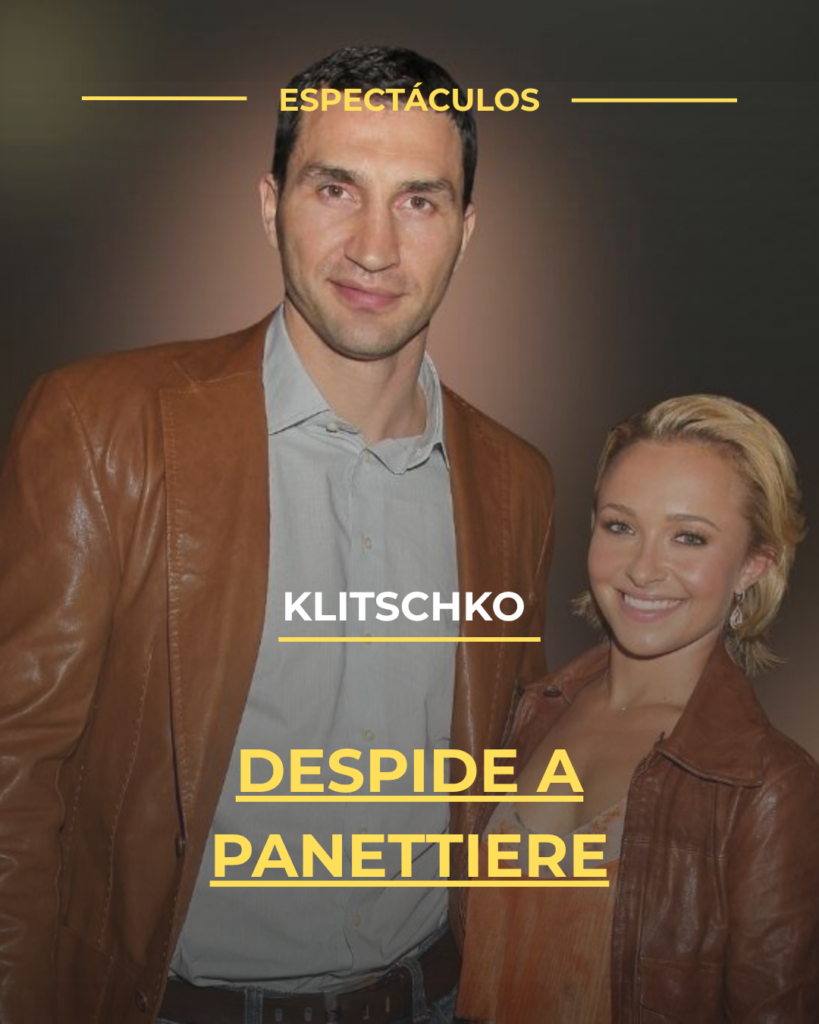 Klitschko despide a Panettiere