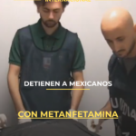 Detienen a mexicanos con metanfetamina