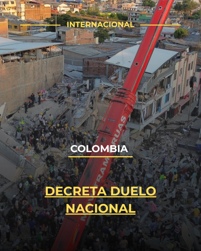 Colombia decreta duelo nacional