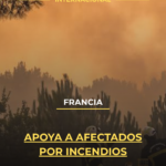 Francia apoya a afectados por incendios