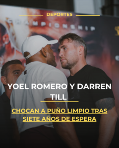 Yoel Romero y Darren Till chocan a puño limpio tras siete años de espera