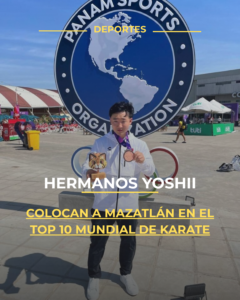 Hermanos Yoshii colocan a Mazatlán en el Top 10 mundial de karate