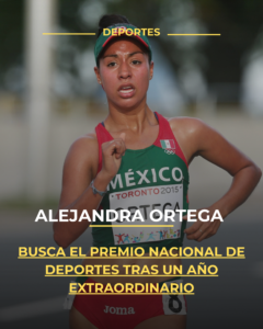 Alejandra Ortega busca el Premio Nacional de Deportes tras un año extraordinario
