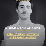 Muere a los 43 años Arnaud Denis, actor de ‘Yves Saint Laurent’