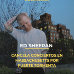 Ed Sheeran cancela conciertos en Massachusetts por fuerte tormenta