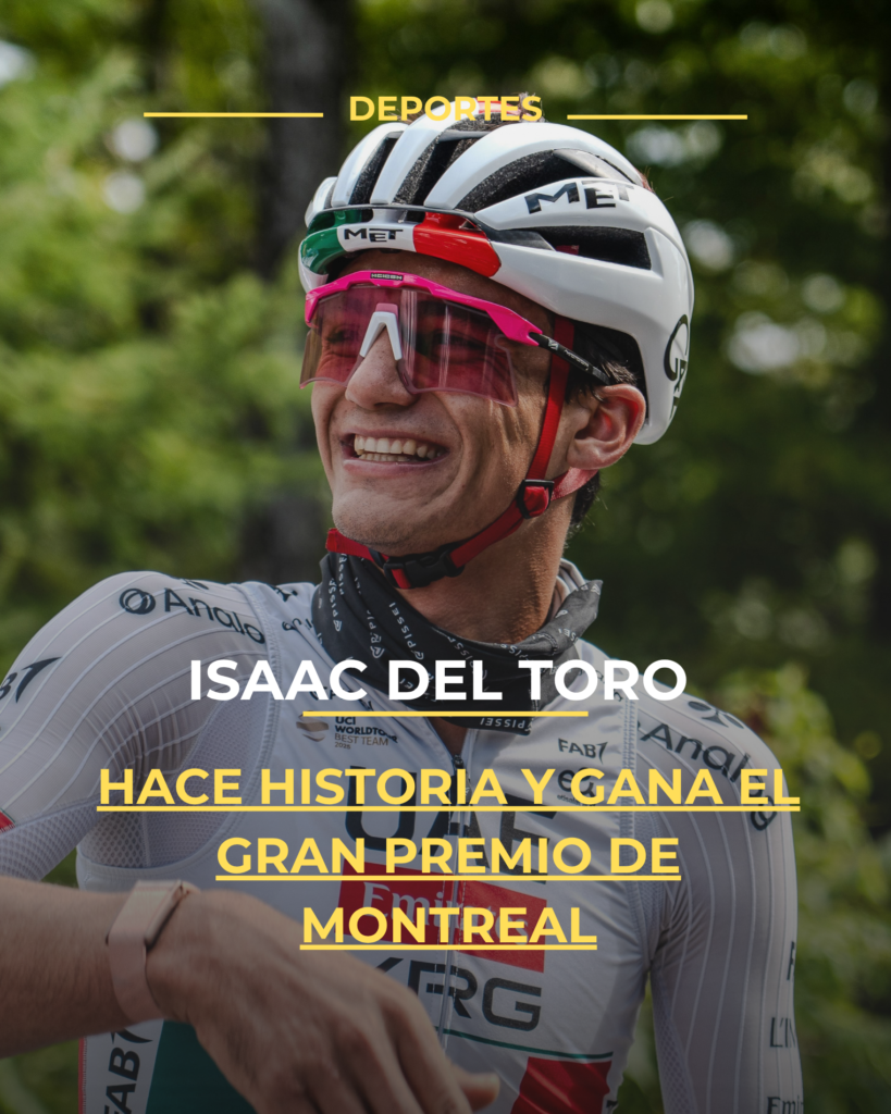 Isaac del Toro hace historia y gana el Gran Premio de Montreal