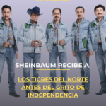 Sheinbaum recibe a Los Tigres del Norte antes del Grito de Independencia