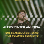 Aleks Syntek anuncia que se alejará de México tras polémico concierto