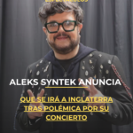 Aleks Syntek anuncia que se irá a Inglaterra tras polémica por su concierto