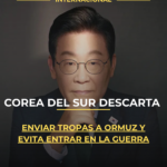 Corea del Sur descarta enviar tropas a Ormuz y evita entrar en la guerra