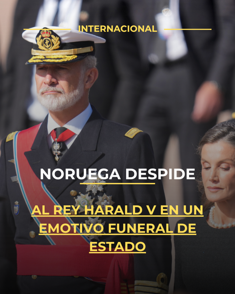 Noruega despide al rey Harald V en un emotivo funeral de Estado