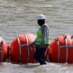 EU repone boyas en el río Bravo frente a Piedras Negras