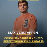 Max Verstappen conquista Bahréin y Checo Pérez termina en el lugar 19