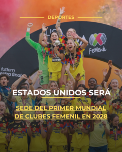 Estados Unidos será sede del primer Mundial de Clubes Femenil en 2028