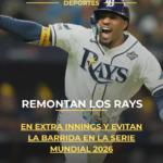 Rays remontan en extra innings y evitan la barrida en la Serie Mundial 2026