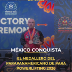 México conquista el medallero del Parapanamericano de Para Powerlifting 2026