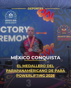México conquista el medallero del Parapanamericano de Para Powerlifting 2026