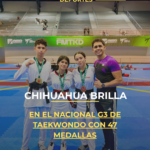 Chihuahua brilla en el Nacional G3 de Taekwondo con 47 medallas
