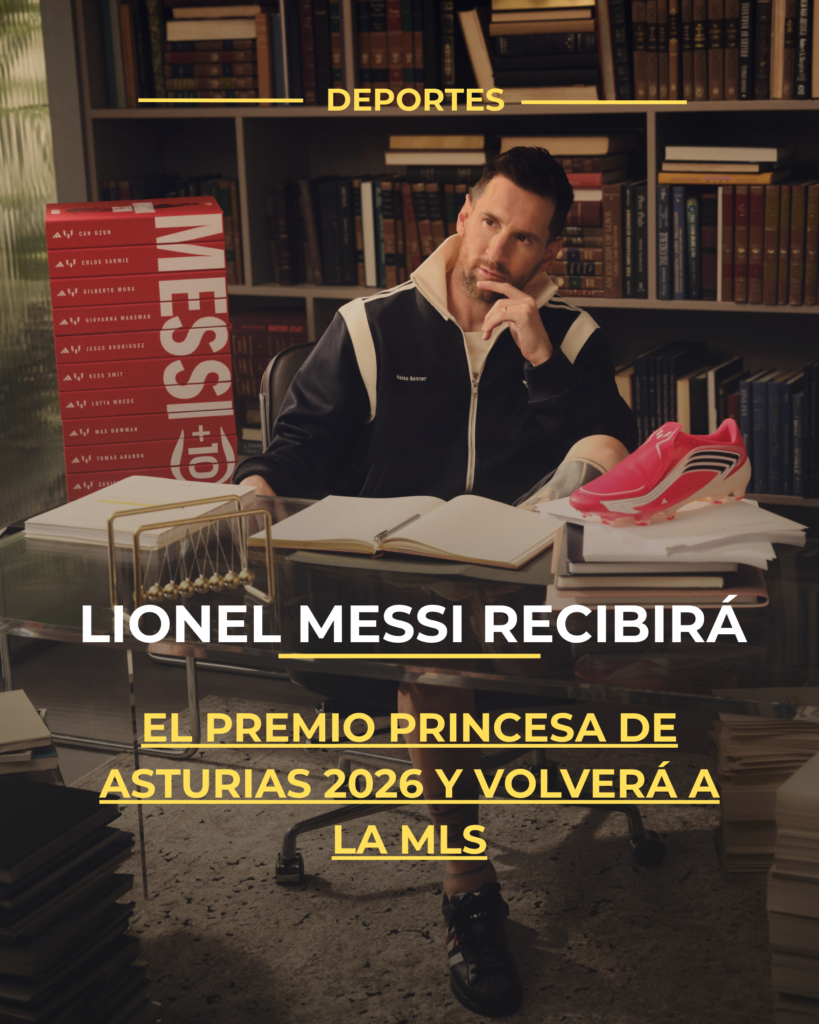 Lionel Messi recibirá el Premio Princesa de Asturias 2026 y volverá a la MLS