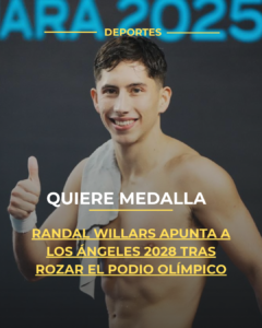 Randal Willars apunta a Los Ángeles 2028 tras rozar el podio olímpico
