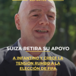 Suiza retira su apoyo a Infantino y crece la tensión rumbo a la elección de FIFA