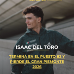 Isaac del Toro termina en el puesto 82 y pierde el Gran Piemonte 2026