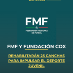 FMF y Fundación Cox rehabilitarán 25 canchas para impulsar el deporte juvenil