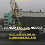 Francia prueba nuevo misil M51.3 desde un submarino nuclear
