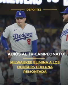 ¡Adiós al tricampeonato! Milwaukee elimina a los Dodgers con una remontada