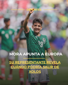 Gilberto Mora apunta a Europa: su representante revela cuándo podría salir de Xolos