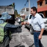 Supervisa Javier Díaz trabajos de cuadrillas “Aquí Andamos”